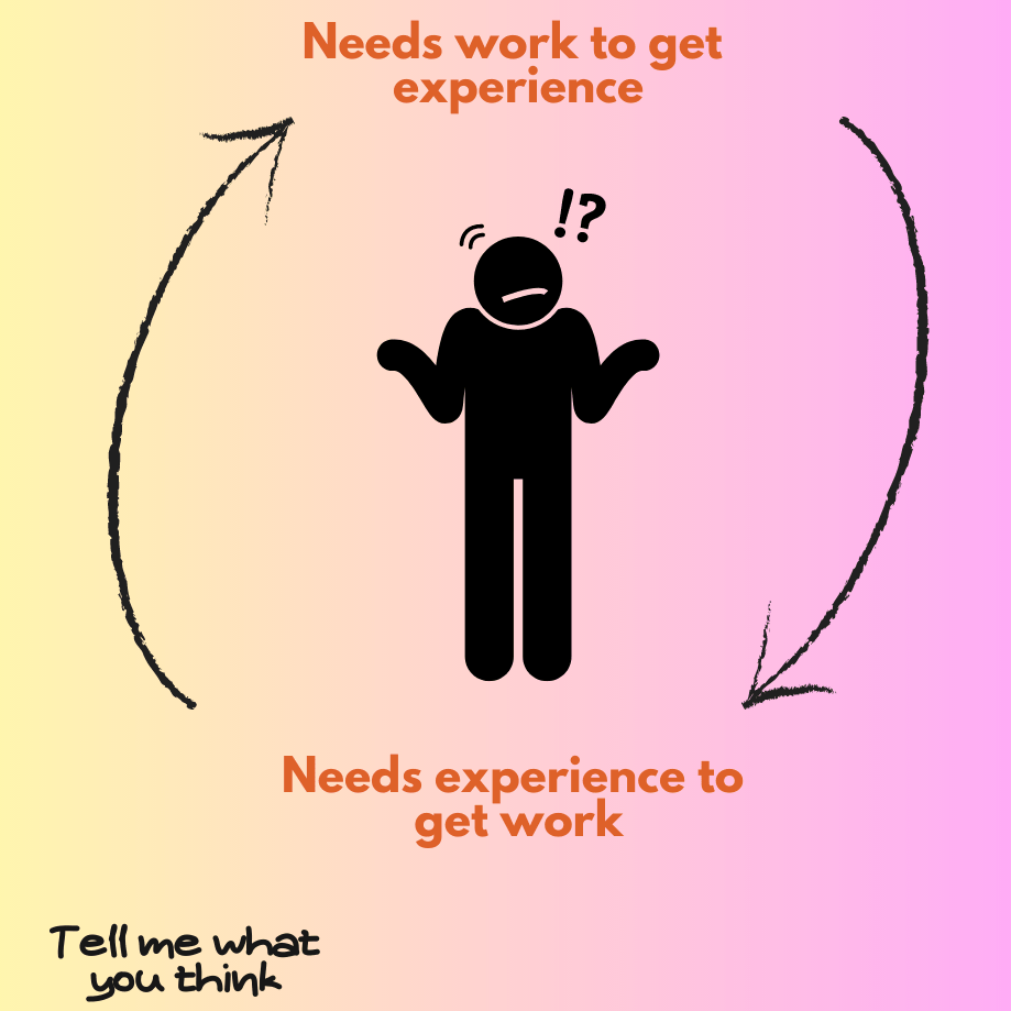 Scheme of the experience paradox.