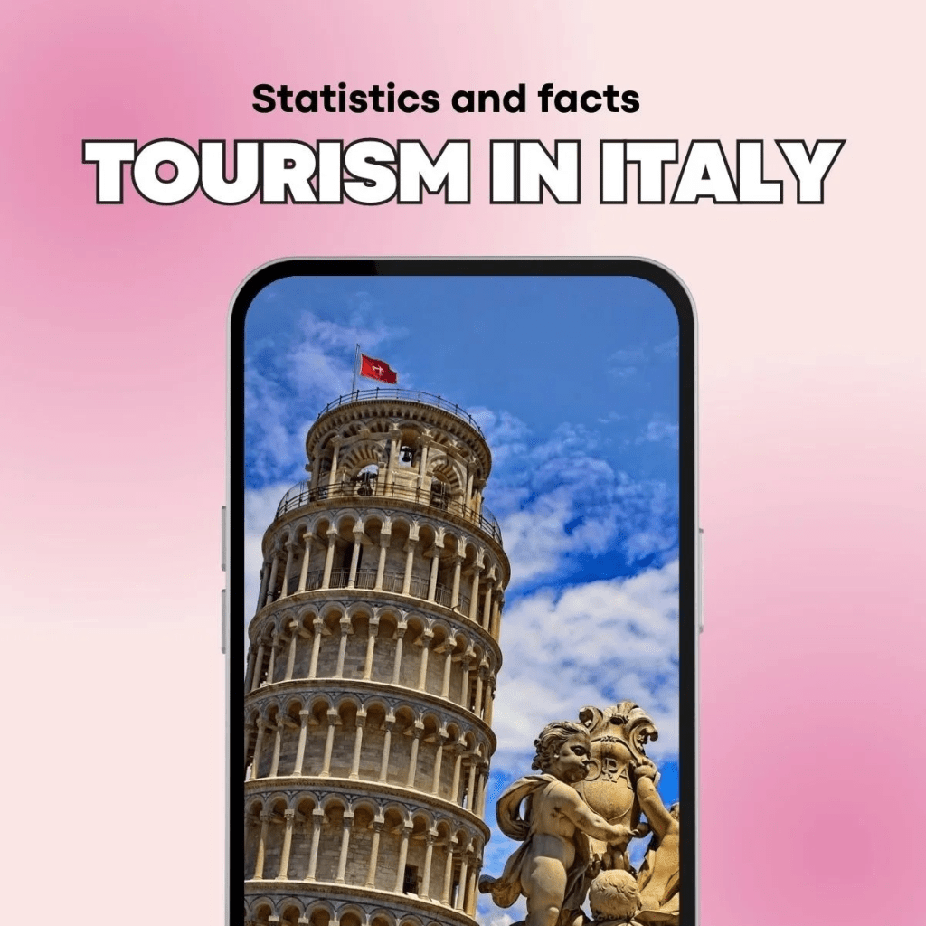 Smartphone with the image of Pisa's tower.